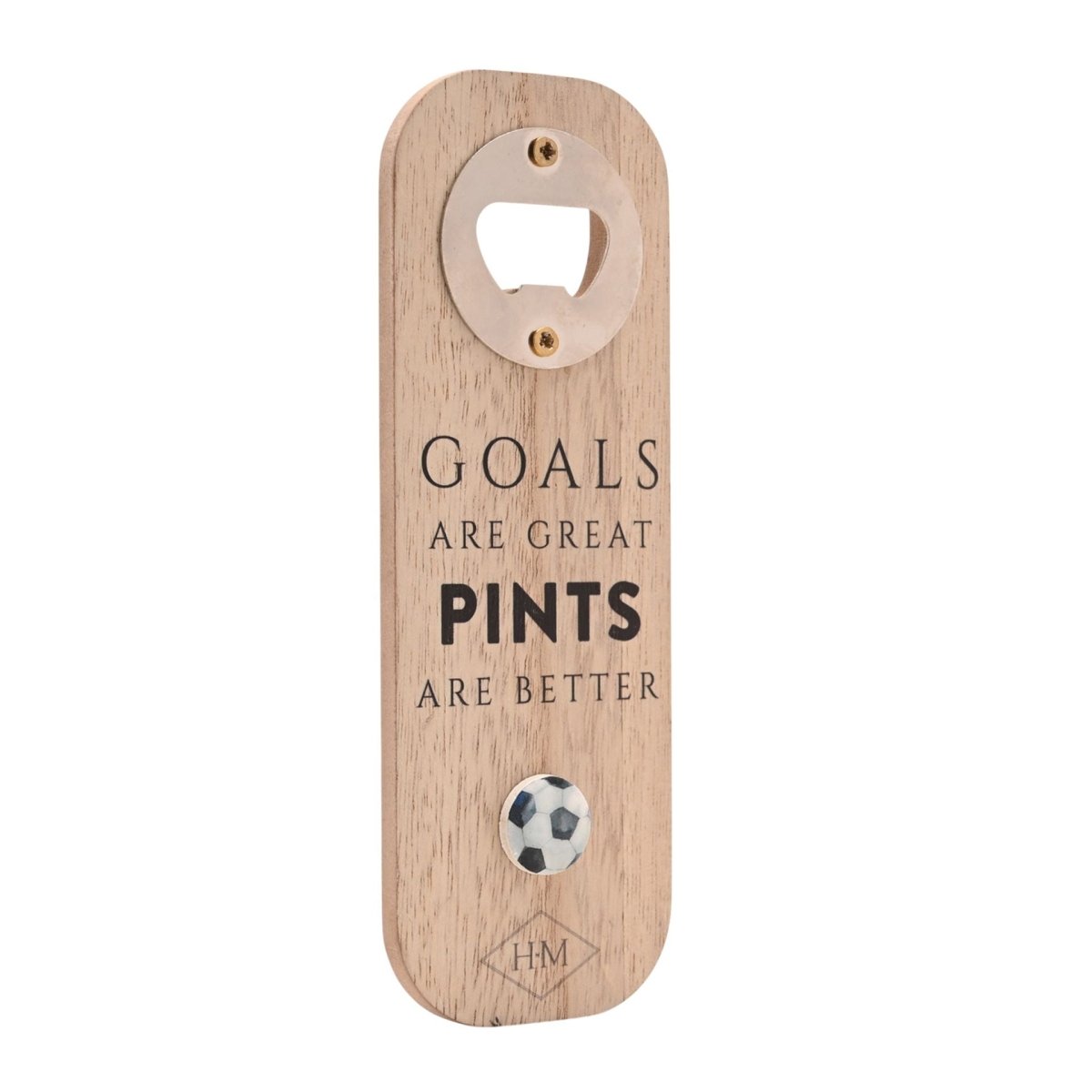 Hobbies By Harvey Magnetic Bottle Opener - Football - RUTHERFORD & Co