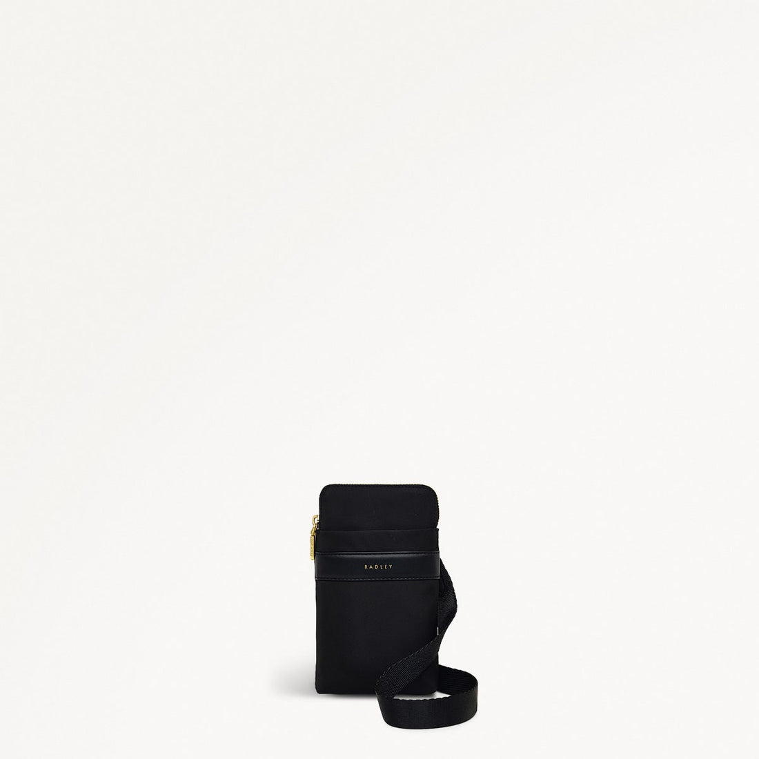HOLLAND PARK/BLACK/MEDIUM ZIP AROUND PHONE CROSSBODY - RUTHERFORD & Co