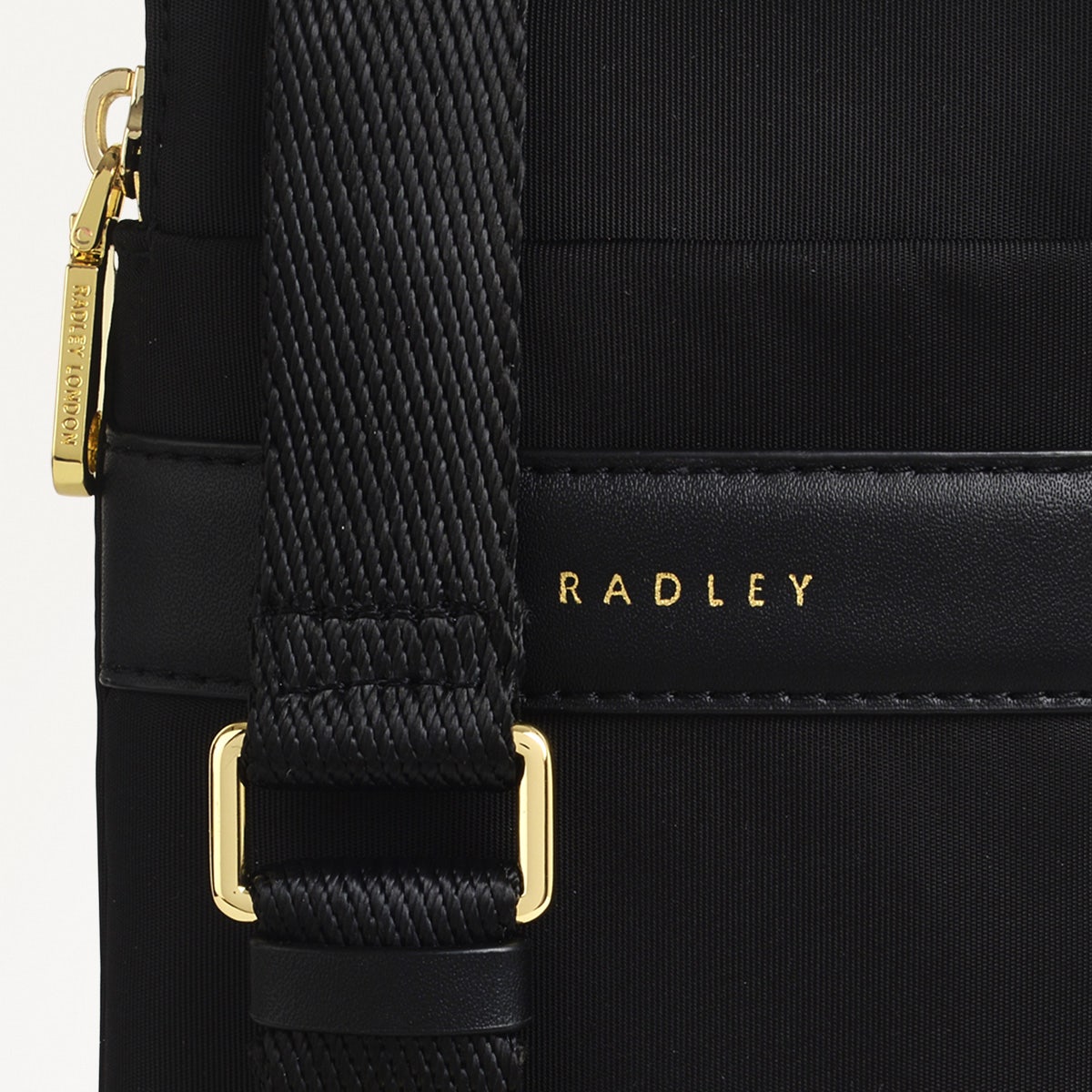 HOLLAND PARK/BLACK/MEDIUM ZIP AROUND PHONE CROSSBODY - RUTHERFORD & Co