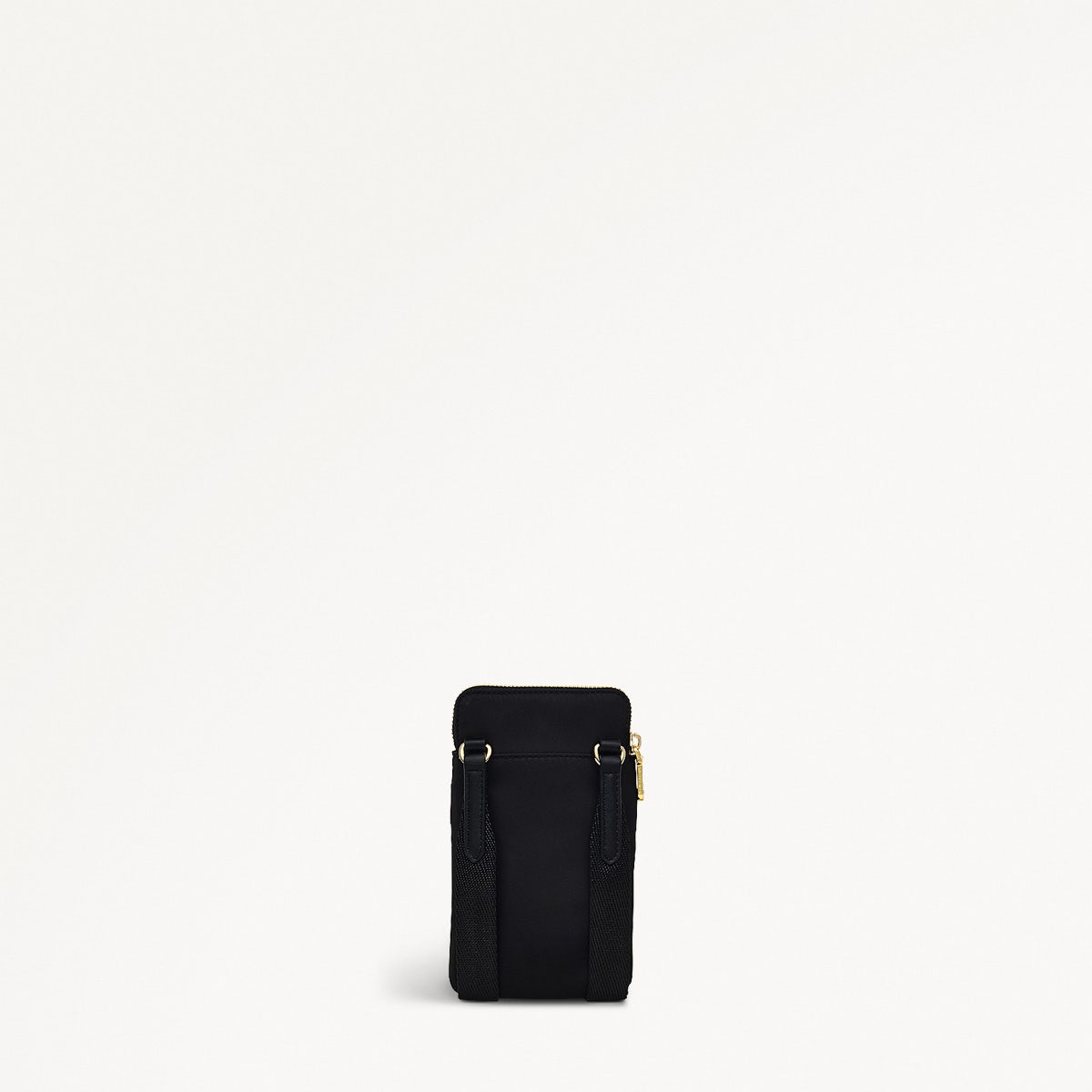 HOLLAND PARK/BLACK/MEDIUM ZIP AROUND PHONE CROSSBODY - RUTHERFORD & Co