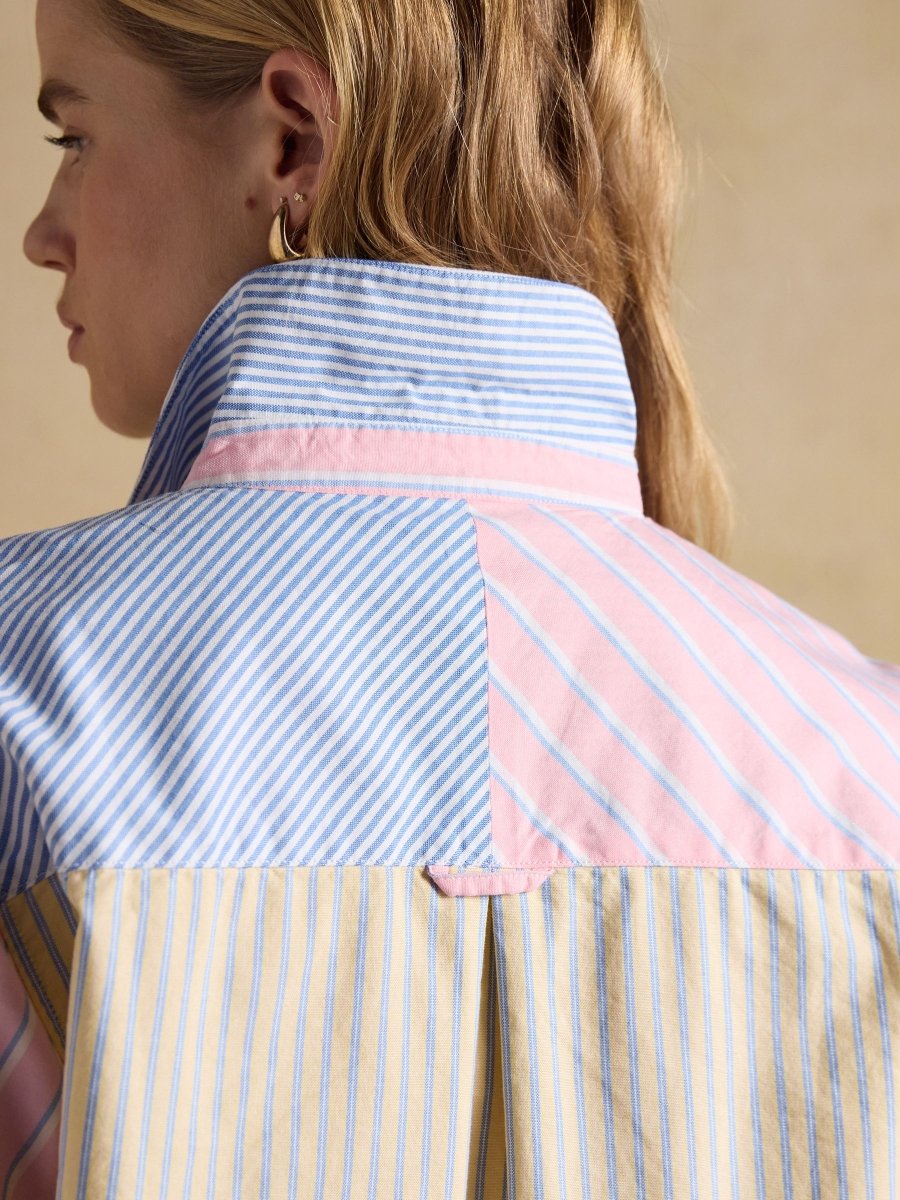 Hotchpotch Striped Boyfriend Fit Oxford Shirt - RUTHERFORD & Co