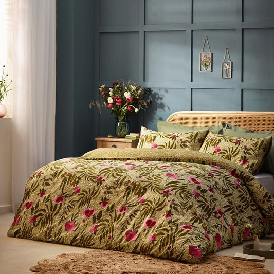 House of Bloom Poppy Duvet Cover Set - RUTHERFORD & Co