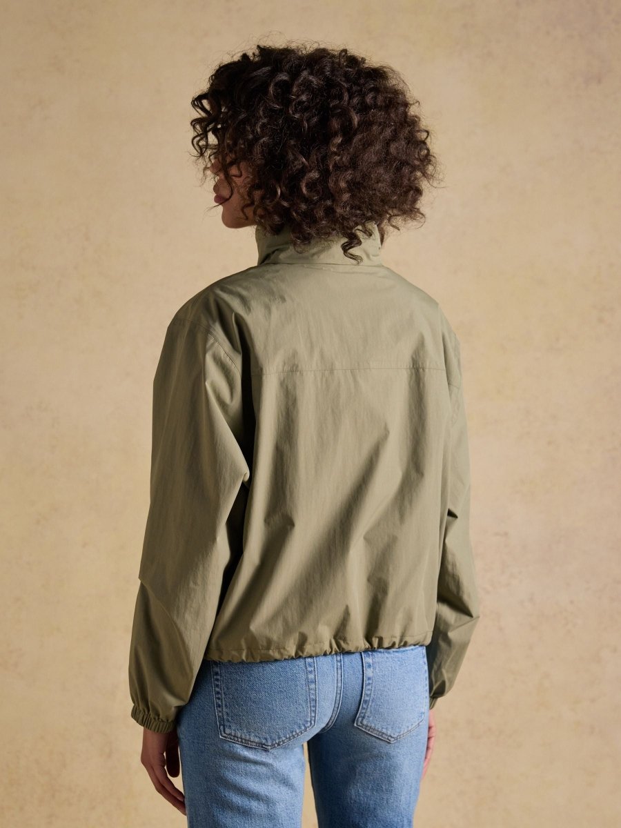 Hove Khaki Green Waterproof Windbreaker Jacket - RUTHERFORD & Co