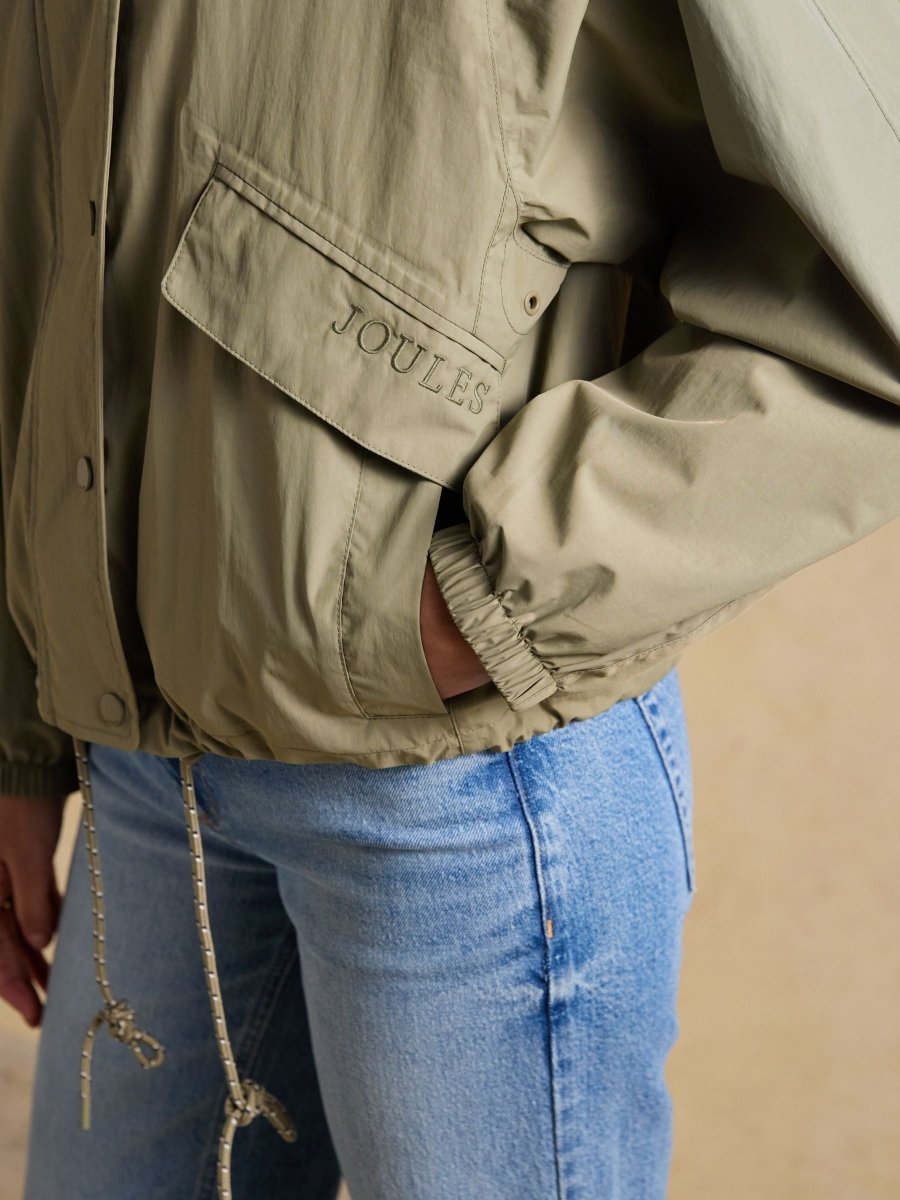 Hove Khaki Green Waterproof Windbreaker Jacket - RUTHERFORD & Co