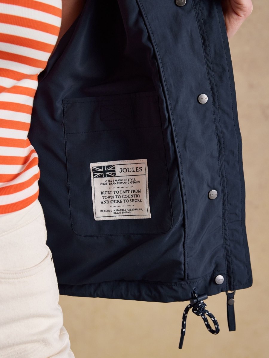 Hove Navy Waterproof Windbreaker Jacket - RUTHERFORD & Co