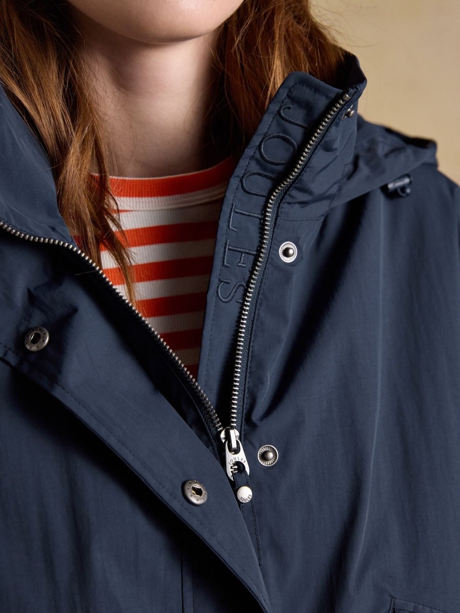Hove Navy Waterproof Windbreaker Jacket - RUTHERFORD & Co