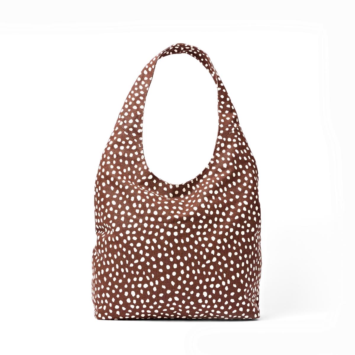 Hoxton Shoulder Bag in Brown Spot - Large - RUTHERFORD & Co