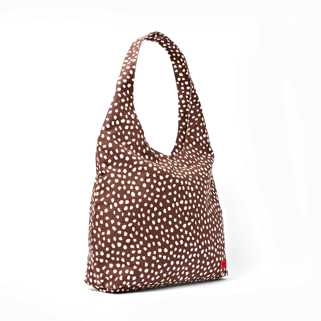 Hoxton Shoulder Bag in Brown Spot - Large - RUTHERFORD & Co