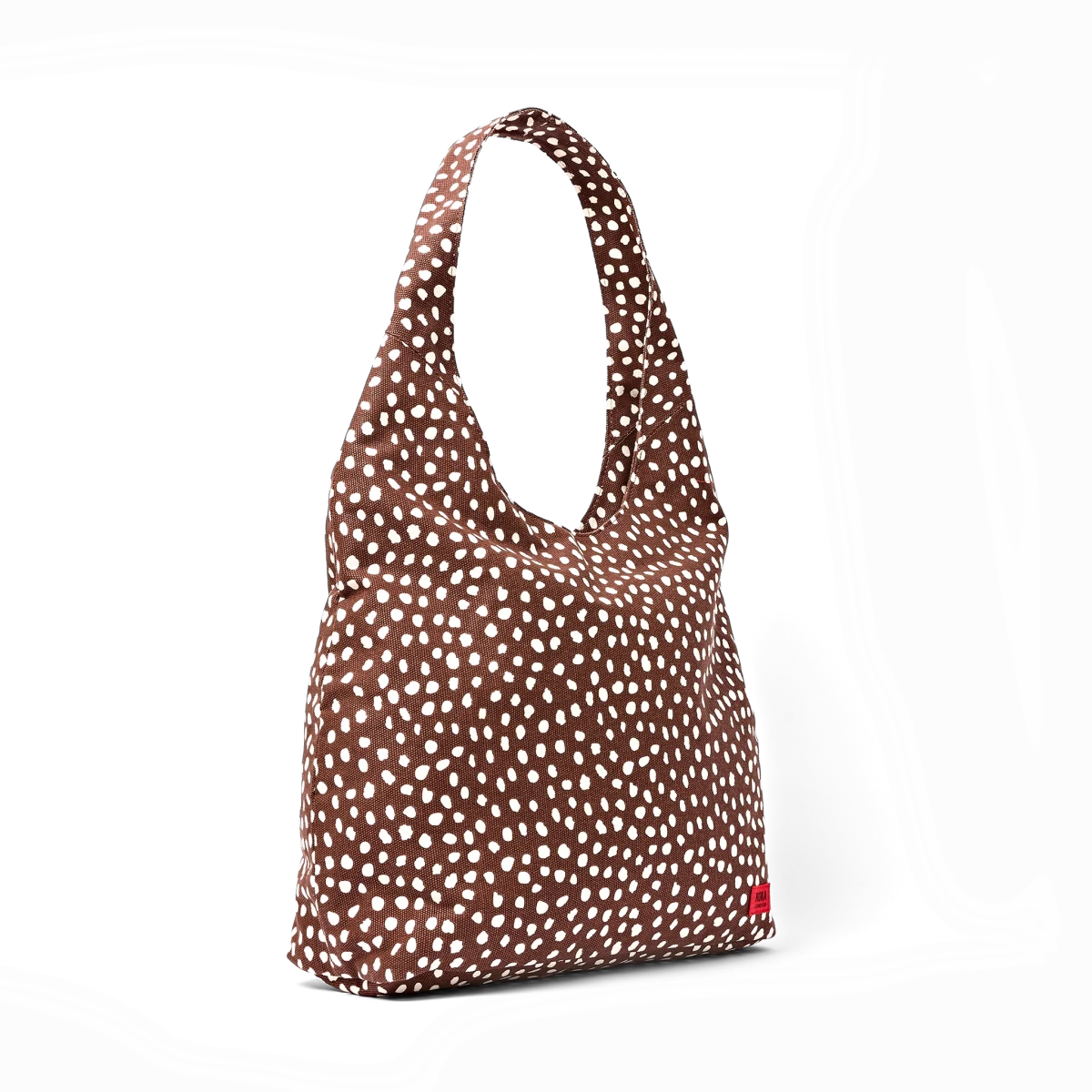 Hoxton Shoulder Bag in Brown Spot - Large - RUTHERFORD & Co