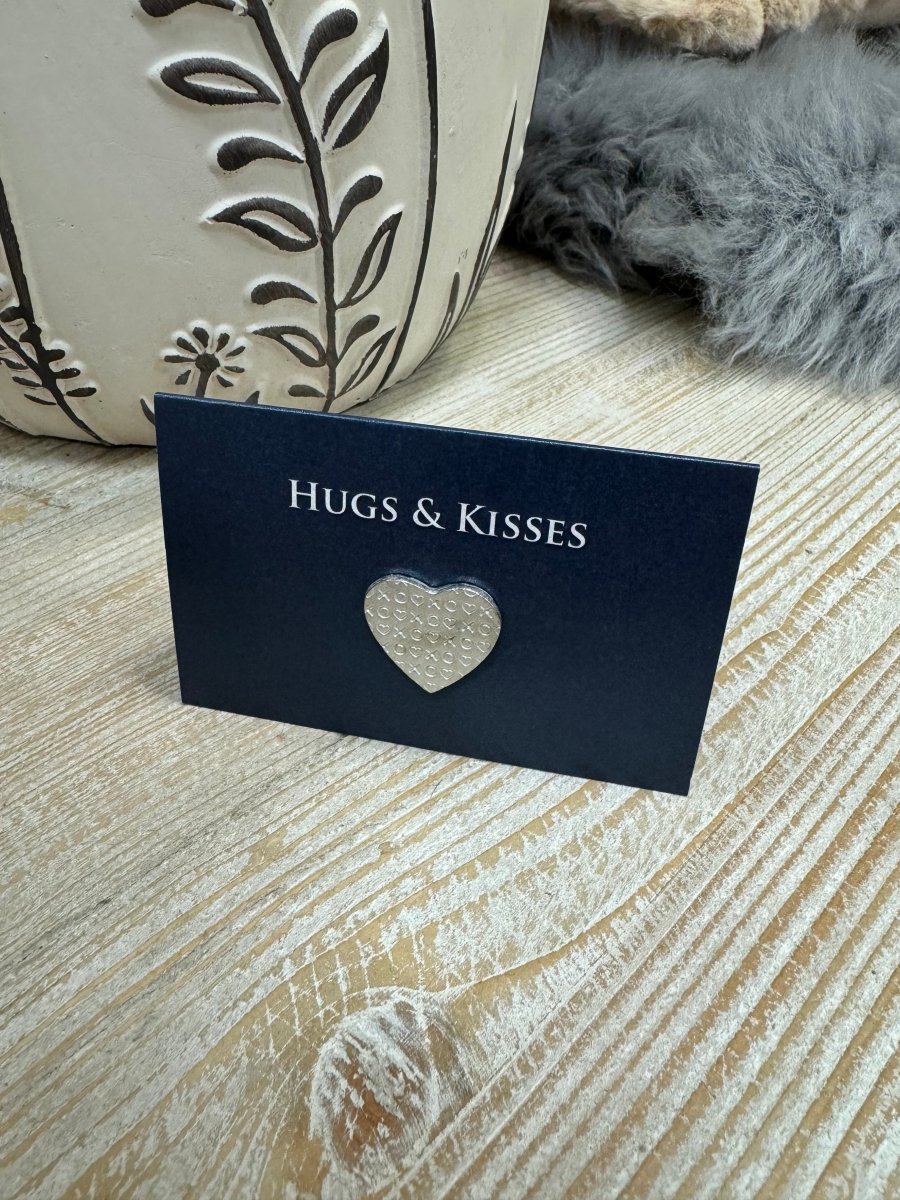 Hugs And Kisses Luxe Carded Charm - RUTHERFORD & Co