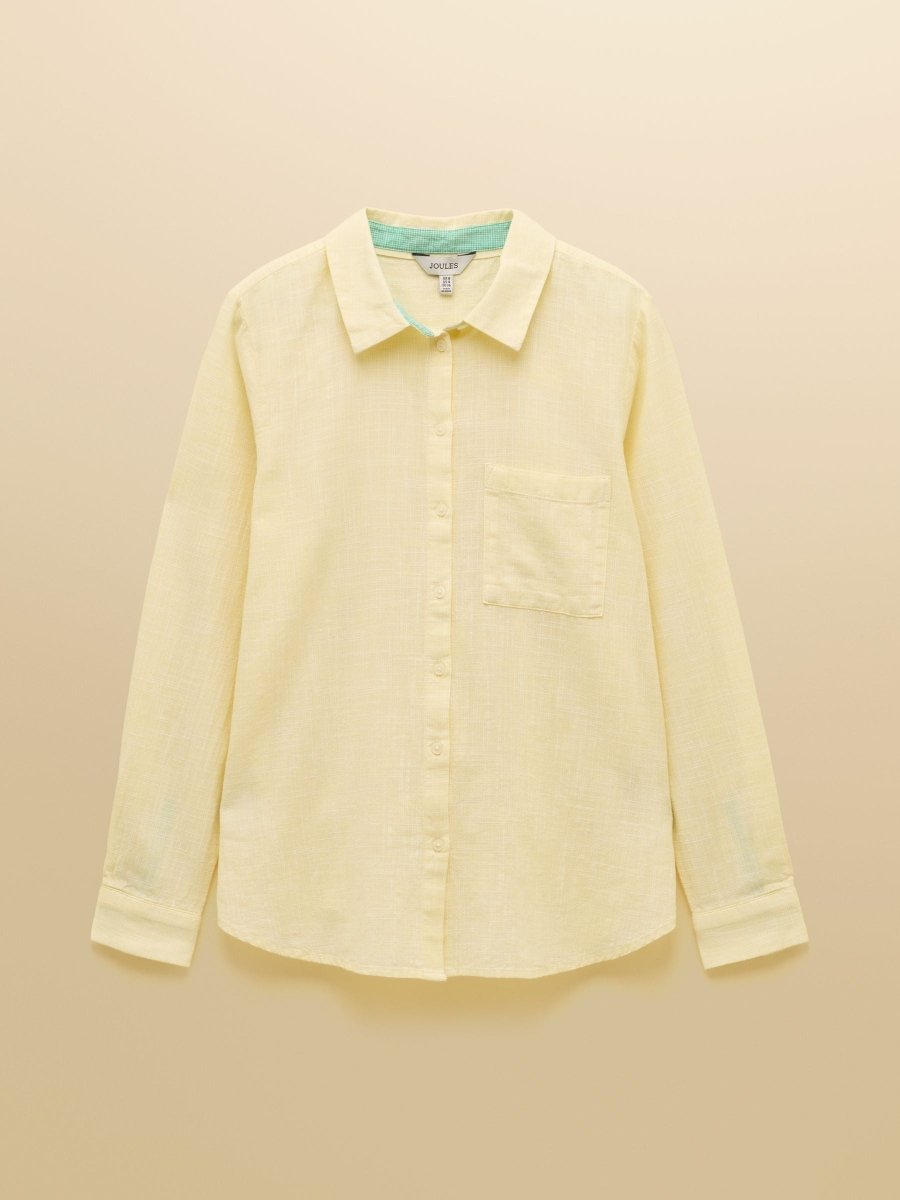 Ida Yellow Long Sleeve Cotton Shirt - RUTHERFORD & Co