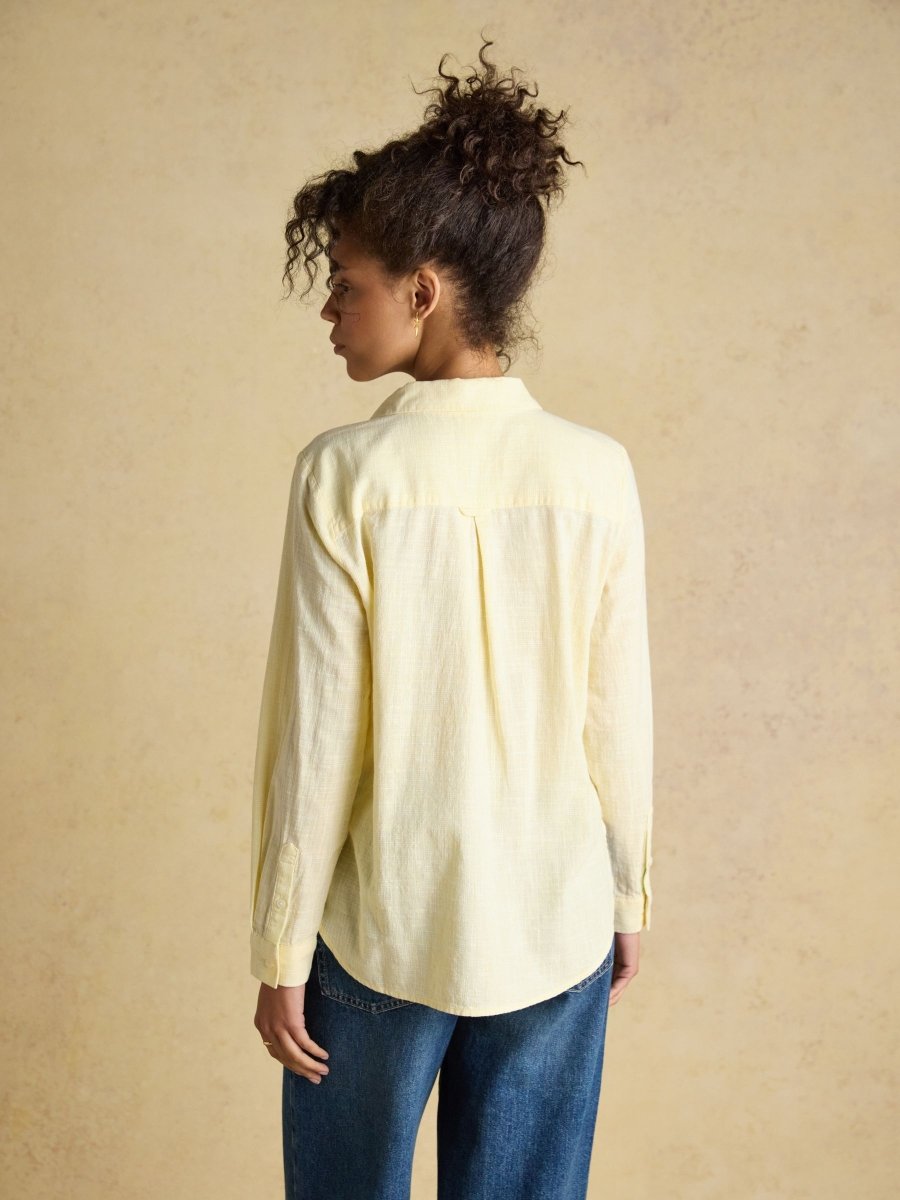 Ida Yellow Long Sleeve Cotton Shirt - RUTHERFORD & Co
