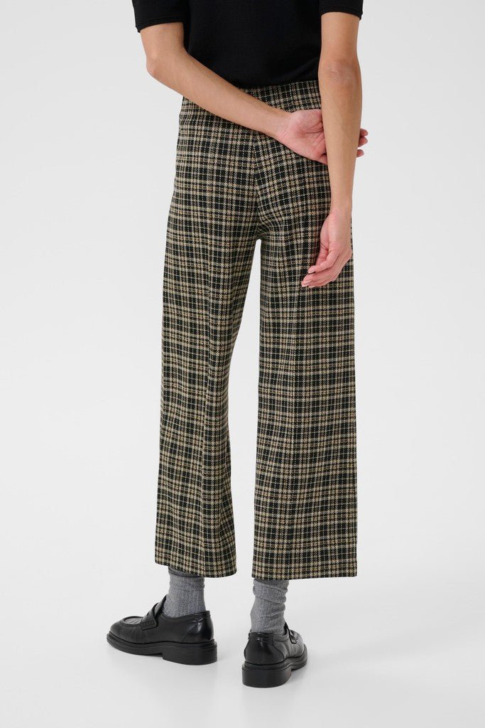 IlisanPW Pants - Dark Navy Check - RUTHERFORD & Co