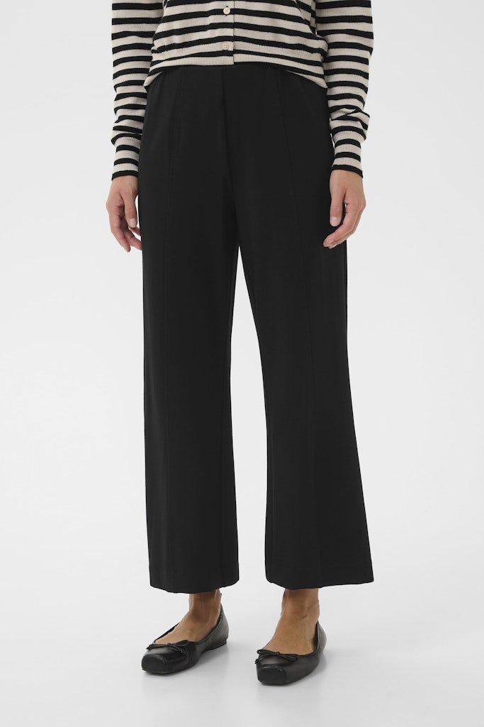 IlissaPW Pa Trousers - Black - RUTHERFORD & Co