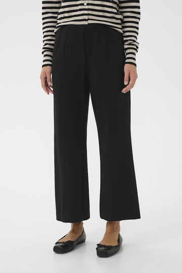 IlissaPW Pa Trousers - Black - RUTHERFORD & Co