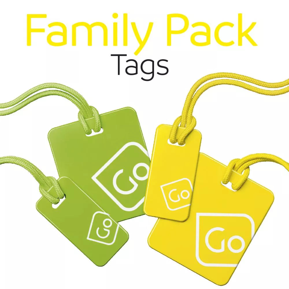 Luggage Tags Family Pack (Yellow/Green)