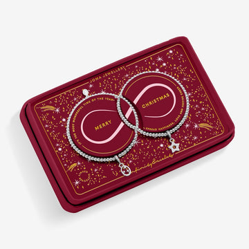 Infinity 'Merry Christmas' Linked Bracelets - RUTHERFORD & Co