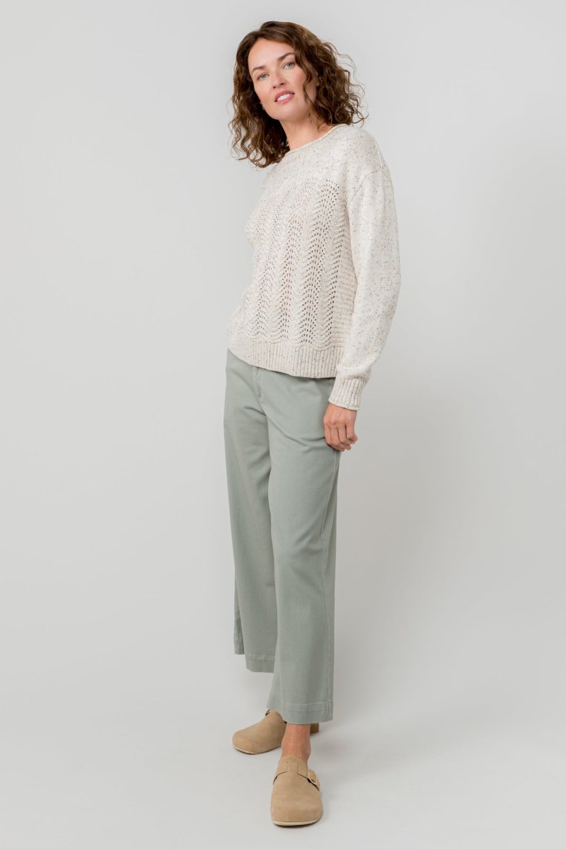 Isla Wide Leg Cropped Trousers - RUTHERFORD & Co