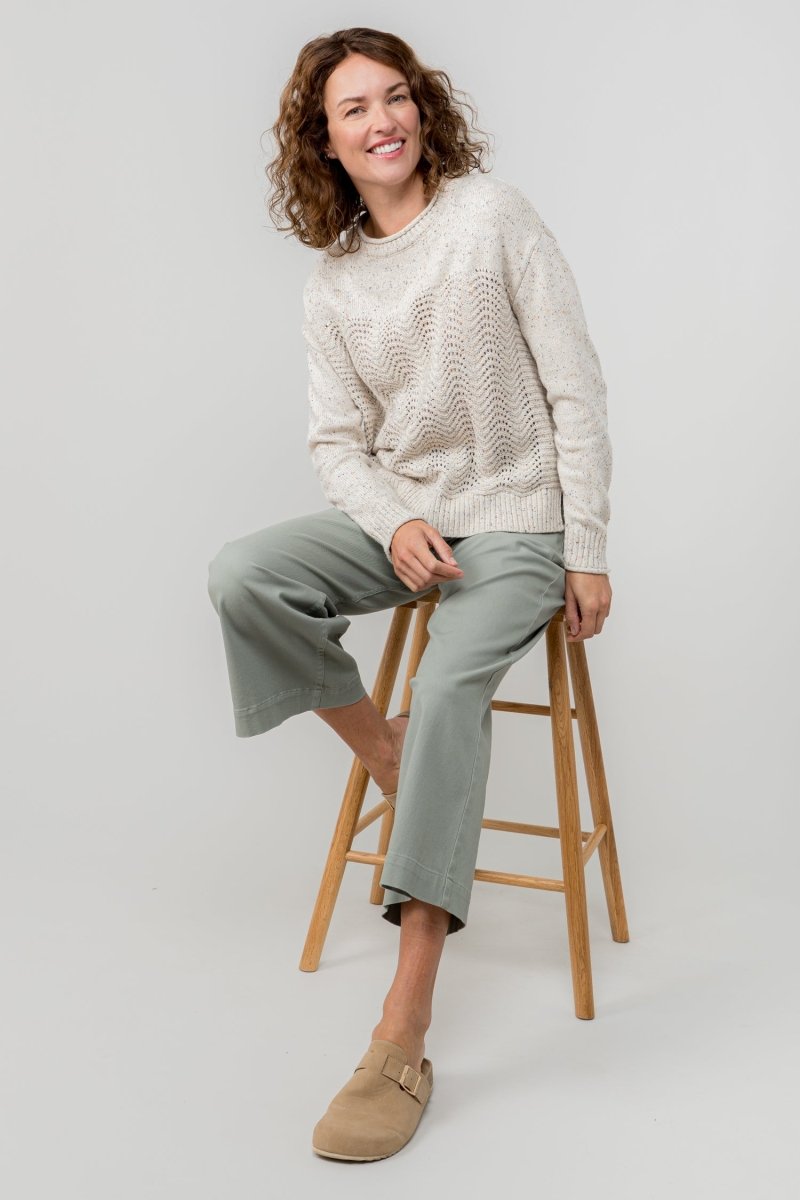 Isla Wide Leg Cropped Trousers - RUTHERFORD & Co