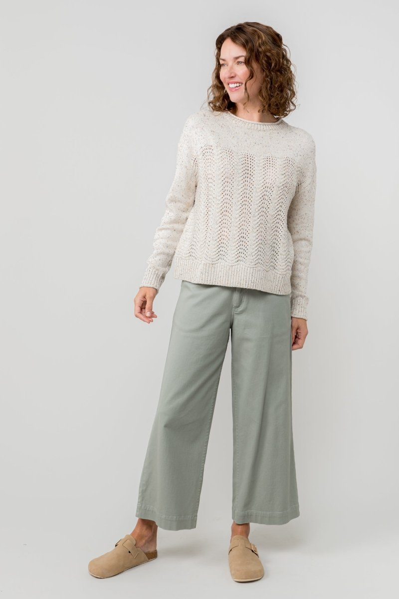 Isla Wide Leg Cropped Trousers - RUTHERFORD & Co