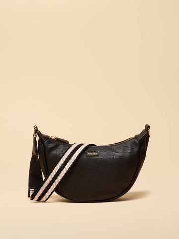 Jade Black Half Moon Adjustable Cross - Body Bag - RUTHERFORD & Co