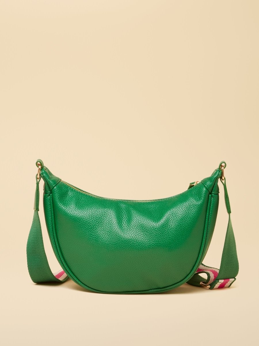 Jade Green Half Moon Adjustable Cross - Body Bag - RUTHERFORD & Co