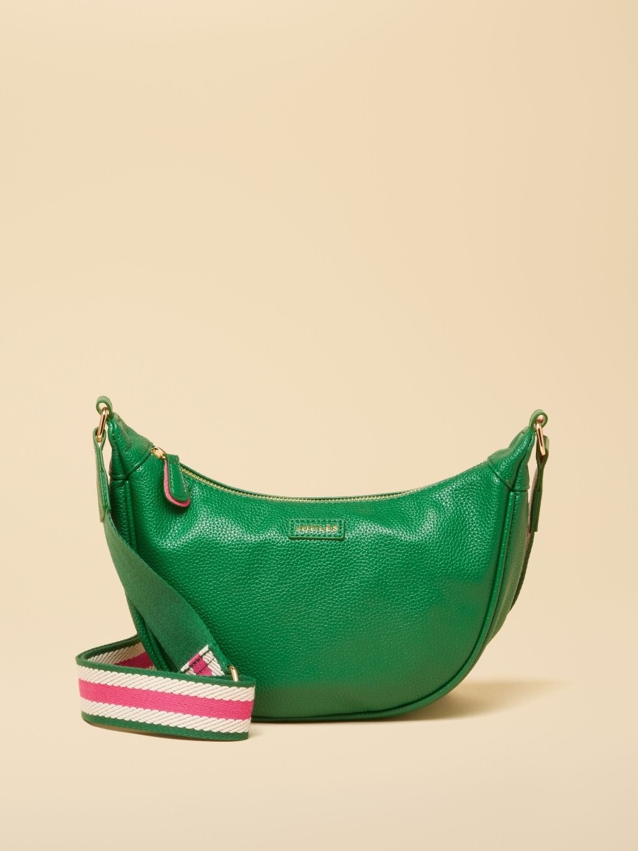 Jade Green Half Moon Adjustable Cross - Body Bag - RUTHERFORD & Co