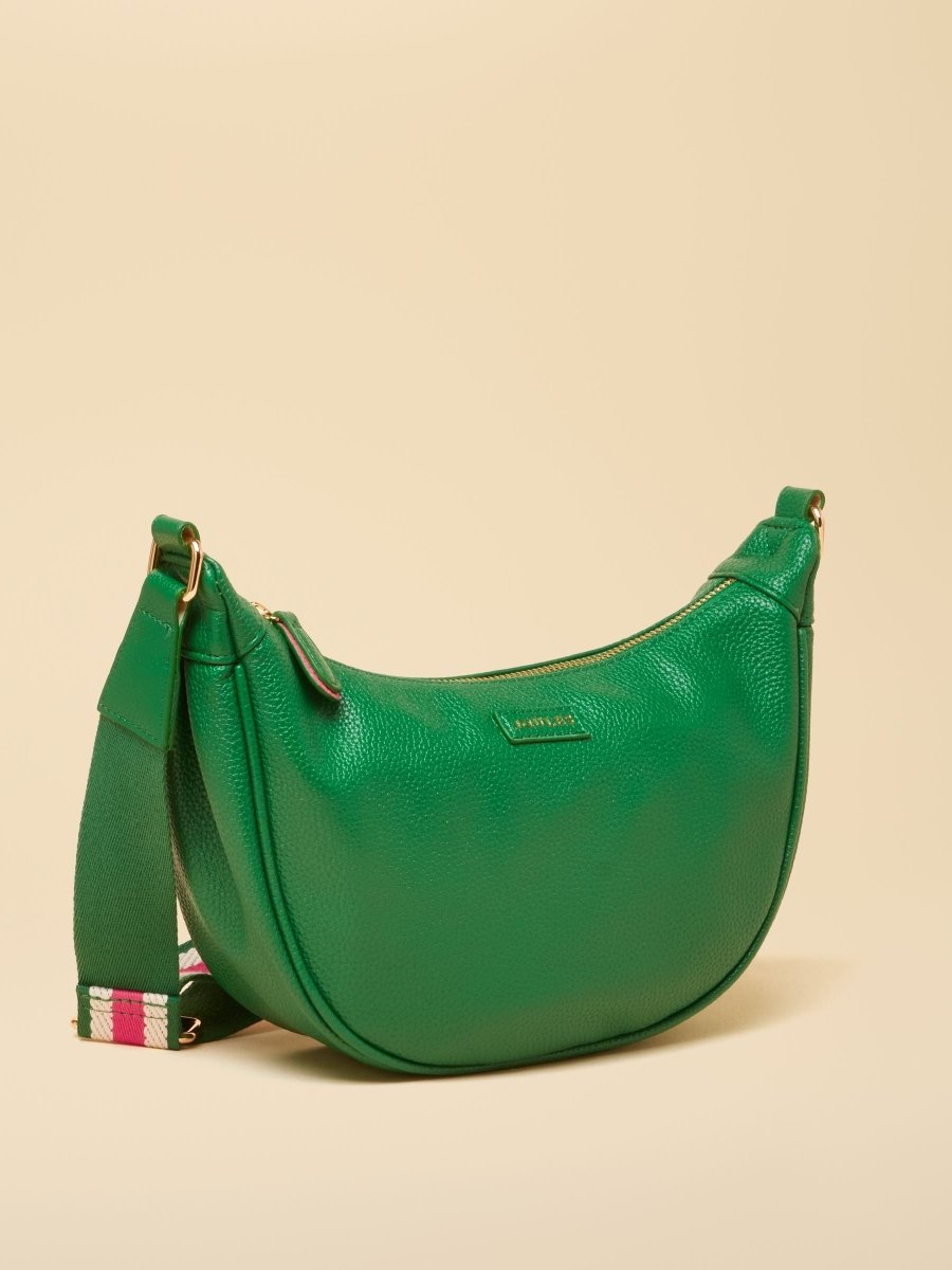 Jade Green Half Moon Adjustable Cross - Body Bag - RUTHERFORD & Co