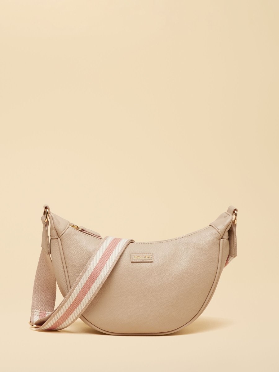Jade Neutral Half Moon Adjustable Cross - Body Bag - RUTHERFORD & Co