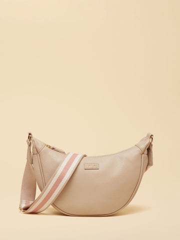 Jade Neutral Half Moon Adjustable Cross - Body Bag - RUTHERFORD & Co