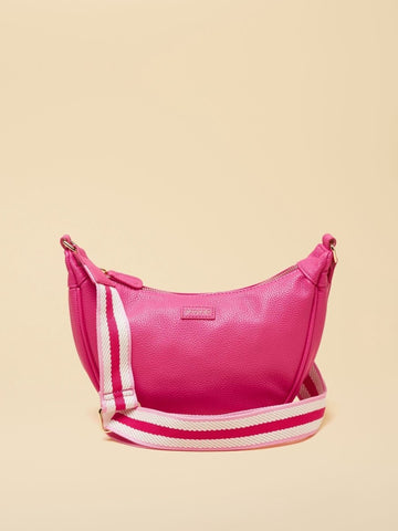 Jade Pink Half Moon Adjustable Cross - Body Bag - RUTHERFORD & Co