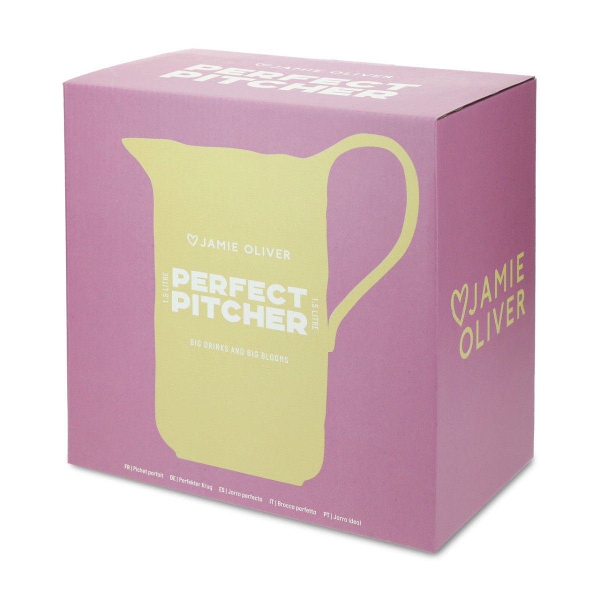 Jamie Oliver Big Love Perfect Pitcher, 1.5L, Yellow - RUTHERFORD & Co