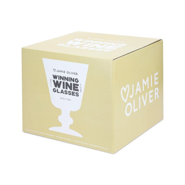 Jamie Oliver Big Love Winning Wine Glasses, Set of 4, 270ml - RUTHERFORD & Co