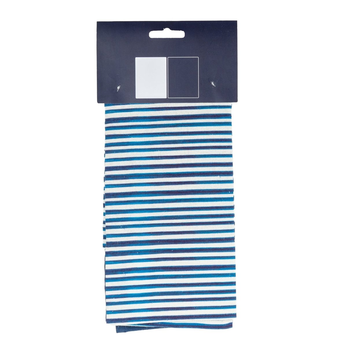 Jeff Banks Stripes Blue Tea Towels - Set of 2 - RUTHERFORD & Co