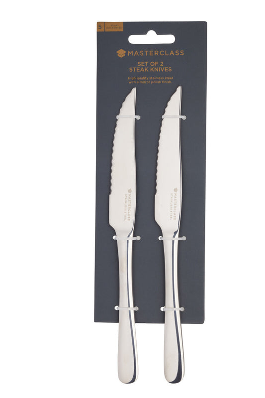 MasterClass Set of 2 Steak Knives