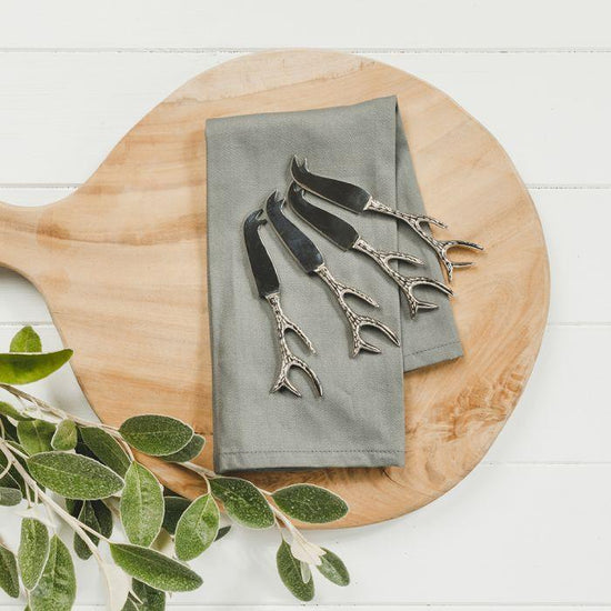 ANTLER MINI CHEESE KNIVES (SET OF 4) - RUTHERFORD & Co