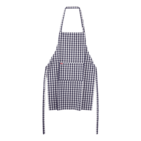 Judge Textiles, Apron, Blue Check - RUTHERFORD & Co