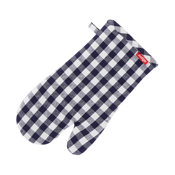 Judge Textiles, Oven Glove, Blue Check - RUTHERFORD & Co