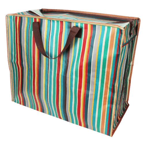 Jumbo storage bag - Retro 70s Stripes - RUTHERFORD & Co