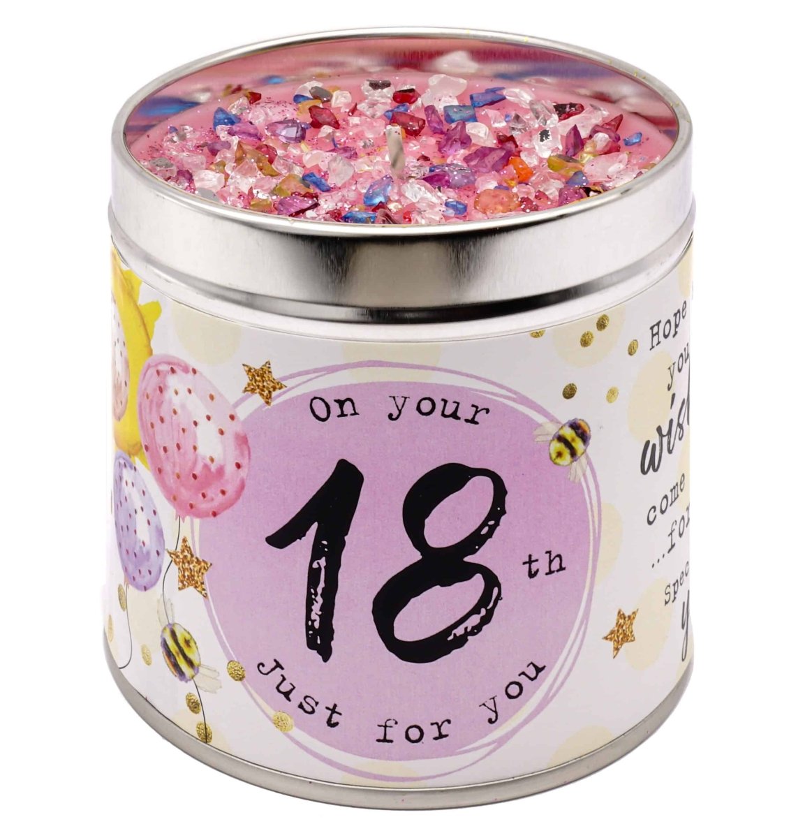 Just Because Scented Candle Tin 18th - RUTHERFORD & Co