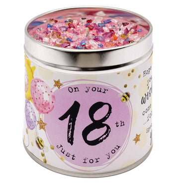 Just Because Scented Candle Tin 18th - RUTHERFORD & Co