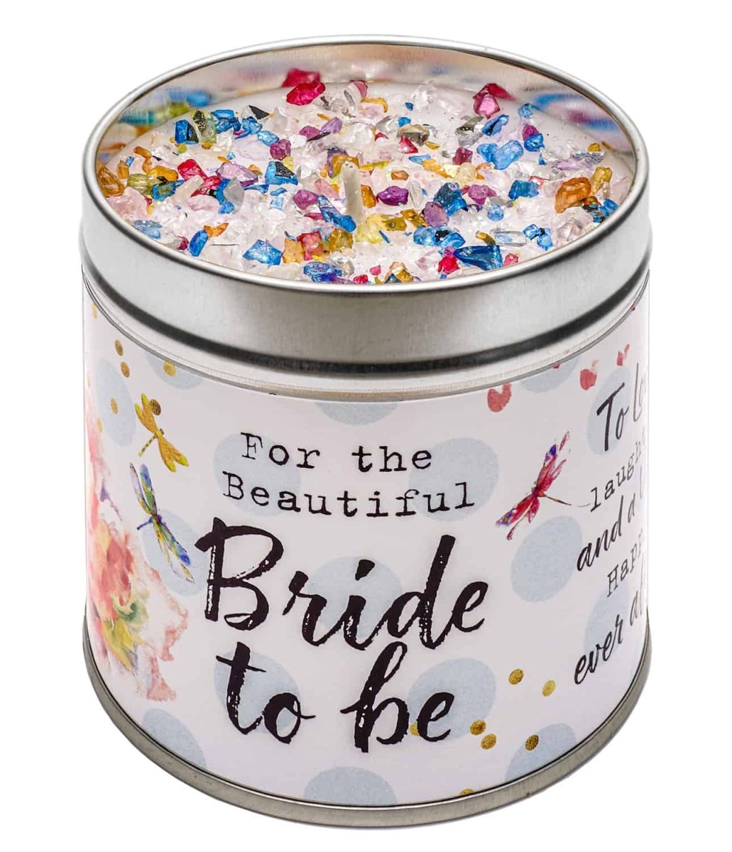 Just Because Scented Candle Tin Bride To Be - RUTHERFORD & Co