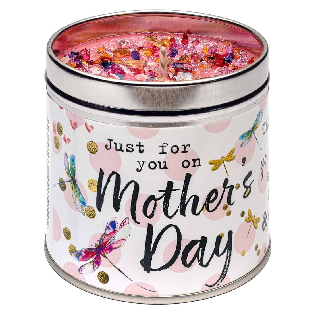 Just Because Scented Candle Tin Happy Mothers Day - RUTHERFORD & Co