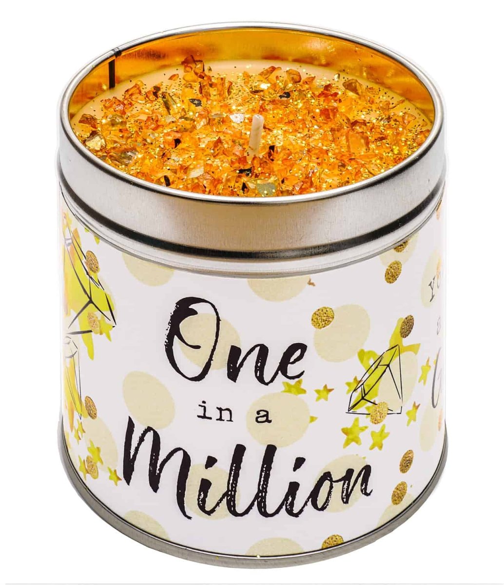 Just Because Scented Candle Tin One In A Million - RUTHERFORD & Co
