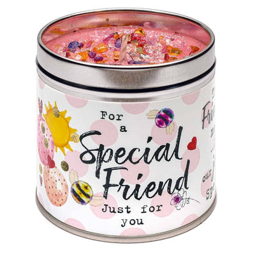 Just Because Scented Candle Tin Special Friend - RUTHERFORD & Co