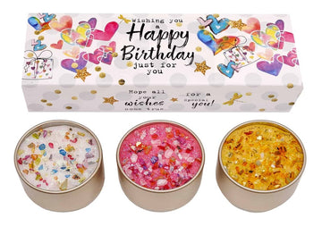 Just Because Three Lites Tealights Happy Birthday - RUTHERFORD & Co