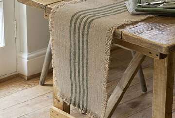 Jute Stripe Runner - RUTHERFORD & Co