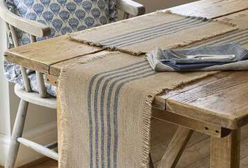 Jute Stripe Runner - RUTHERFORD & Co