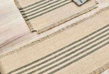 Jute Stripe Runner - RUTHERFORD & Co