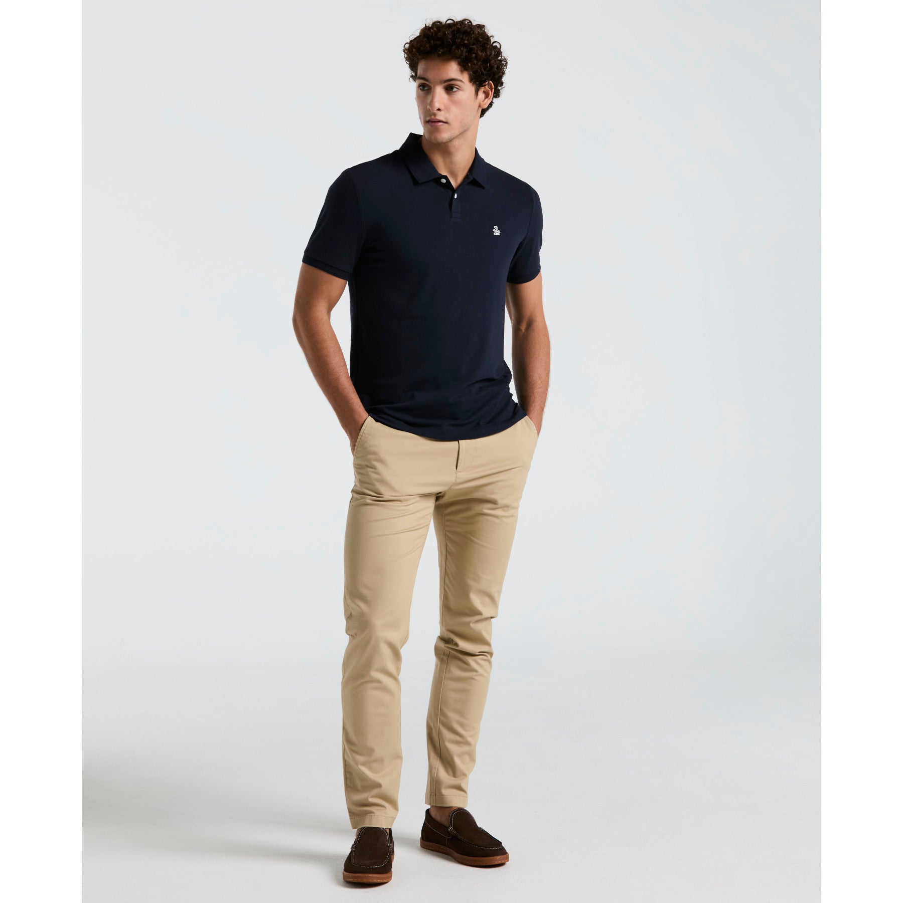 Daddy Pique Polo Shirt In Dark Sapphire